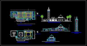 Read more about the article نقشه های اتوکدی مسجد