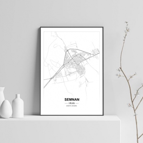 You are currently viewing طرح پوستر نقشه خیابان های شهر سمنان در فرمت pdf