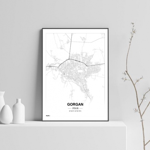 You are currently viewing پوستر نقشه مدرن شهر گرگان در فرمت pdf