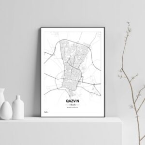 Read more about the article پوستر نقشه مدرن شهر قزوین در فرمت pdf