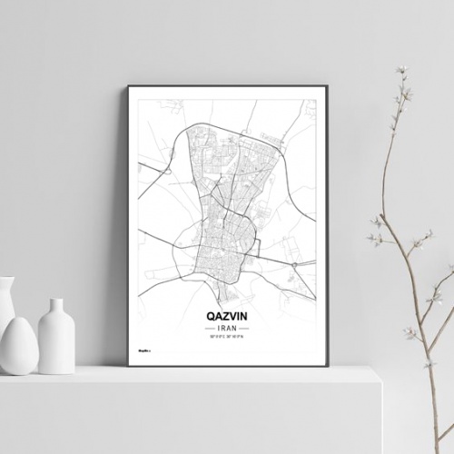 You are currently viewing پوستر نقشه مدرن شهر قزوین در فرمت pdf