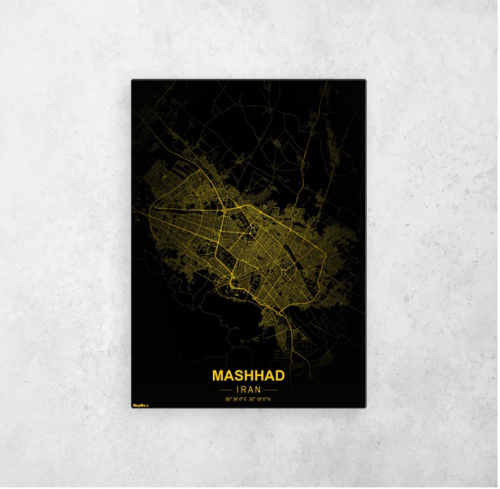 You are currently viewing پوستر نقشه مدرن شهر مشهد در فرمت pdf