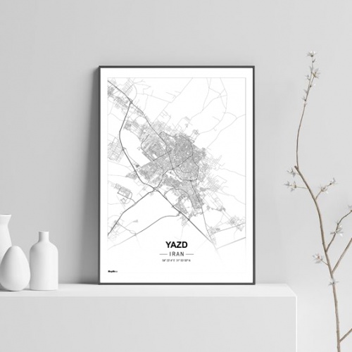 You are currently viewing پوستر نقشه مدرن شهر یزد در فرمت pdf
