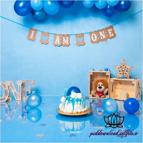 You are currently viewing بک دراپ تولد تم آبی -کد 5997