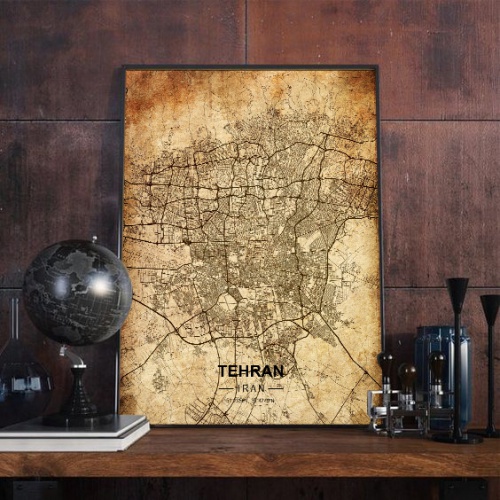 You are currently viewing پوستر نقشه مدرن شهر تهران در فرمت عکس با کیفیت بالا