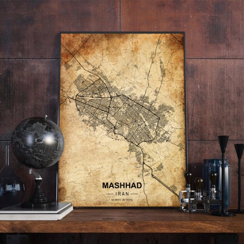 You are currently viewing پوستر نقشه مدرن شهر مشهد در فرمت عکس با کیفیت بالا