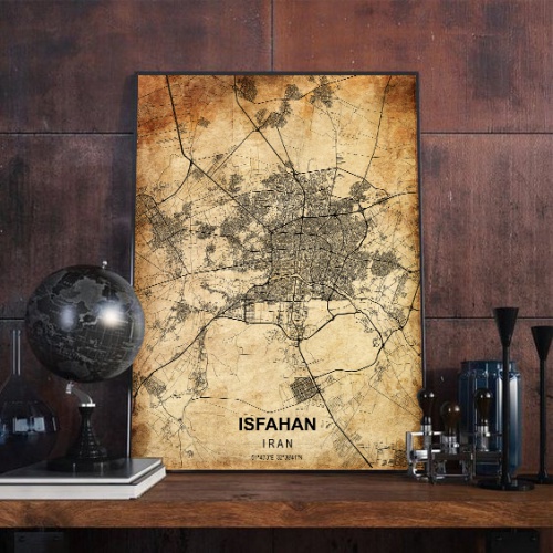 You are currently viewing پوستر نقشه مدرن شهر اصفهان در فرمت عکس با کیفیت بالا