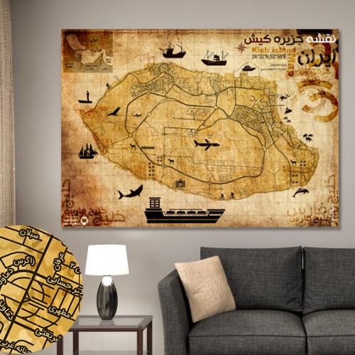 You are currently viewing نقشه جزیره کیش با بافت قدیمی و ابعاد بزرگ سال 99