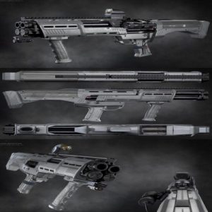 Read more about the article مدل سه بعدی اسلحه DP-12 Shotgun