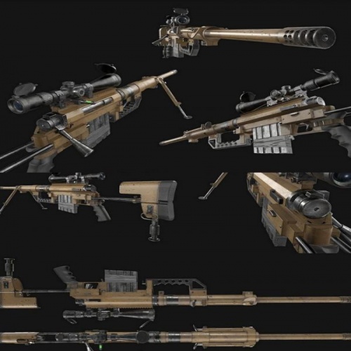 You are currently viewing مدل سه بعدی اسلحه M200 Sniper Rifle