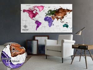 Read more about the article دانلود نقشه جهان با جزئیات دارای بافت زمینه تم دیوار سفید مناسب چاپ برای تابلو دیواری
