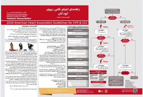 You are currently viewing پوستر احیای قلبی ریوی کودکان (اطفال) بر اساس گایدلاین AHA 2020 (پوستر 2020 CPR)