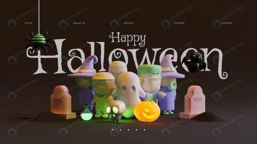 You are currently viewing قالب صفحه وب برای هالووین