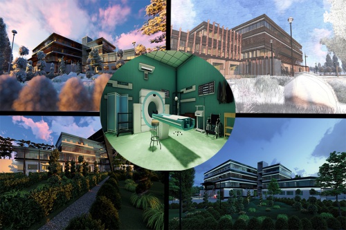You are currently viewing پروژه بیمارستان حرفه ای در رویت revit architect