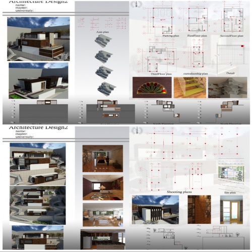 You are currently viewing پروژه دانشجویی طراحی ویلا -طرح معماری2