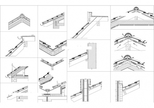 You are currently viewing فایل اتوکد طراحی جزئیات سقف شیروانی