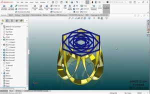 Read more about the article آموزش پیشرفته سالیدورک solidworks طرح پایه گلبرگ شکل